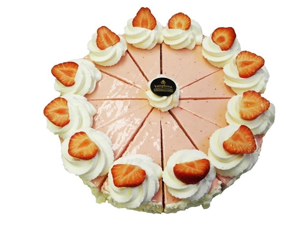 Aardbeiyoghurt taart